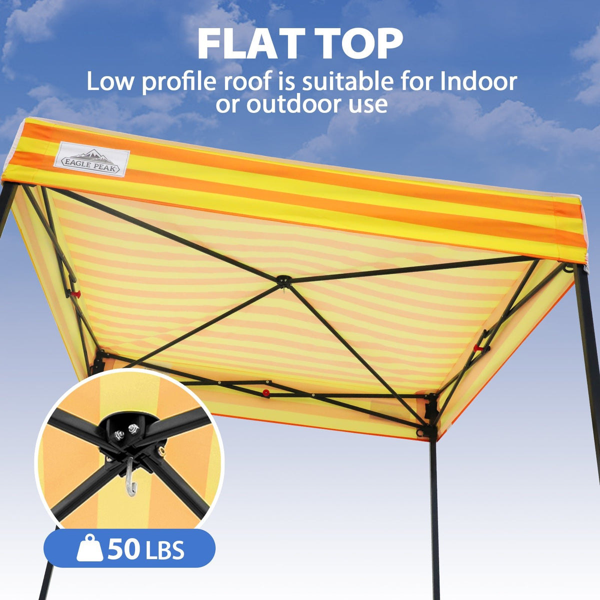 5x5 Pop Up Changing Tent, Flat Top Changing Room - Eagle Peak®