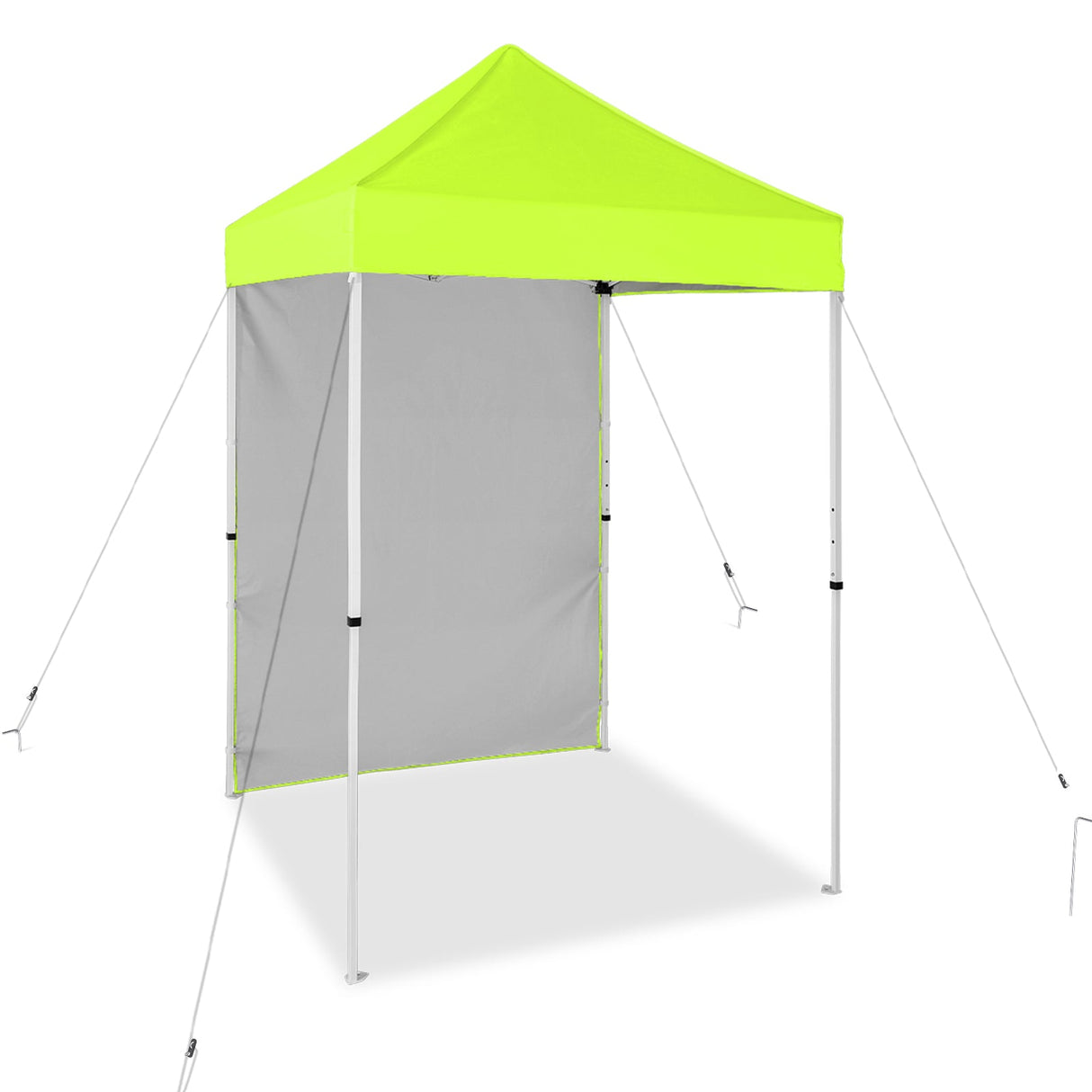 5x5 Straight Leg Pop Up Canopy Tent with One Removable Sunwall - Eagle Peak Custom Canopy Tent