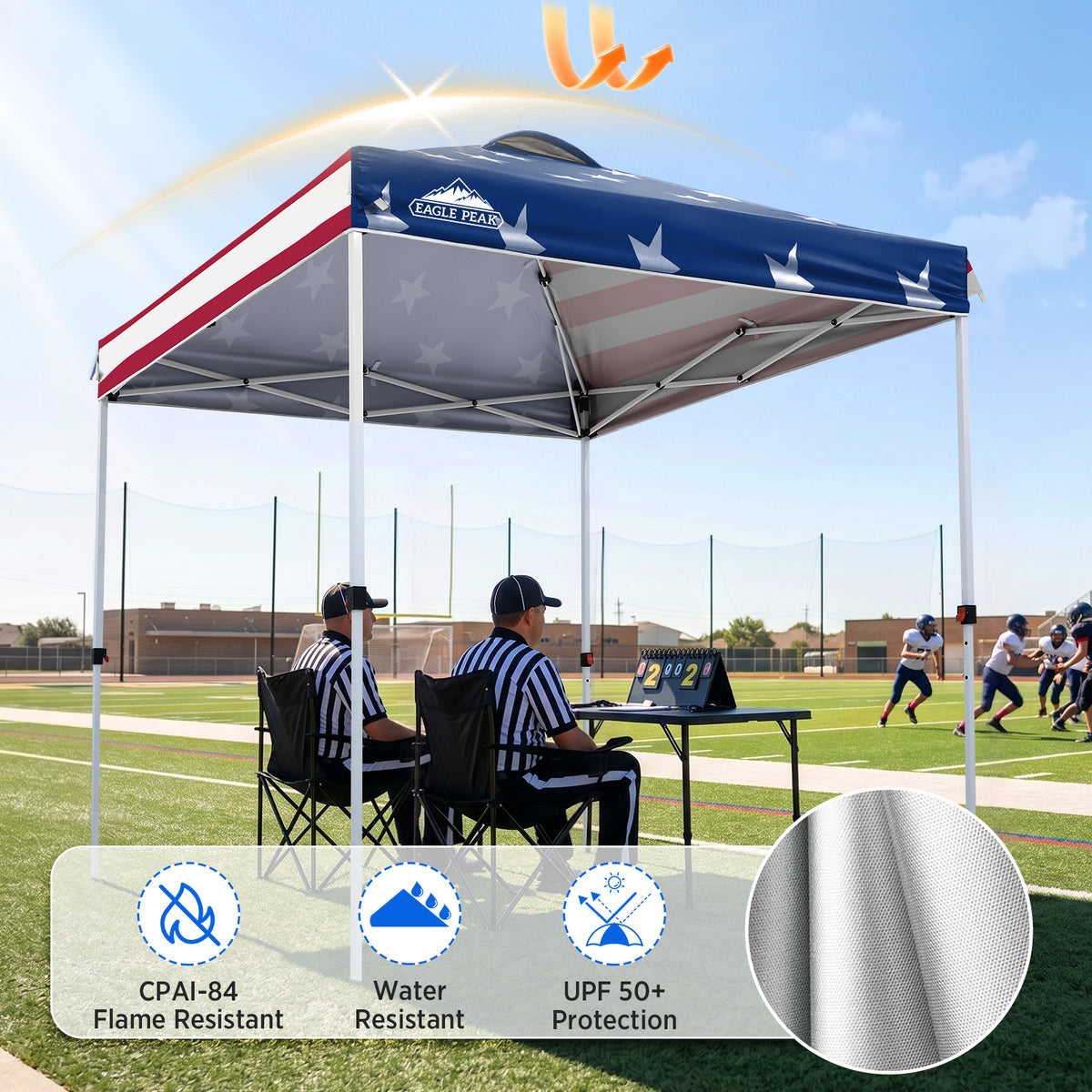 6.6x6.6 Pop Up Canopy Tent Easy Up Canopy Outdoor