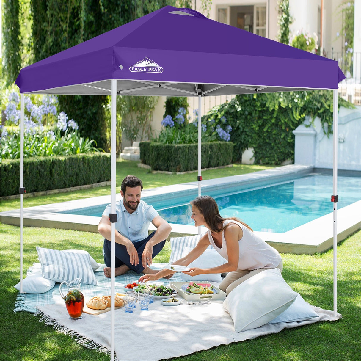 6.6x6.6 Pop Up Canopy Tent - Eagle Peak Custom Canopy Tent