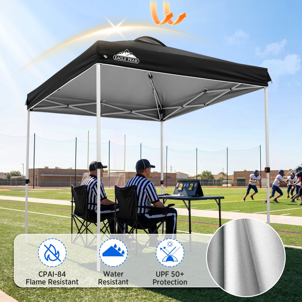 6.6x6.6 Pop Up Canopy Tent Easy Up Canopy Outdoor - Eagle Peak®