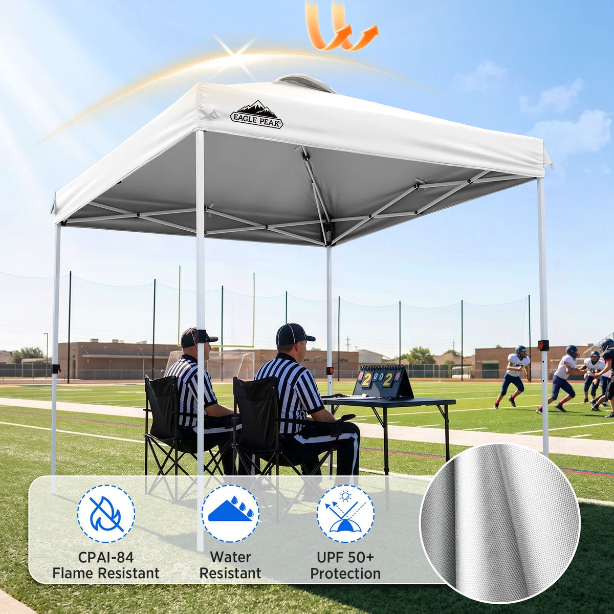6.6x6.6 Pop Up Canopy Tent Easy Up Canopy Outdoor - Eagle Peak®