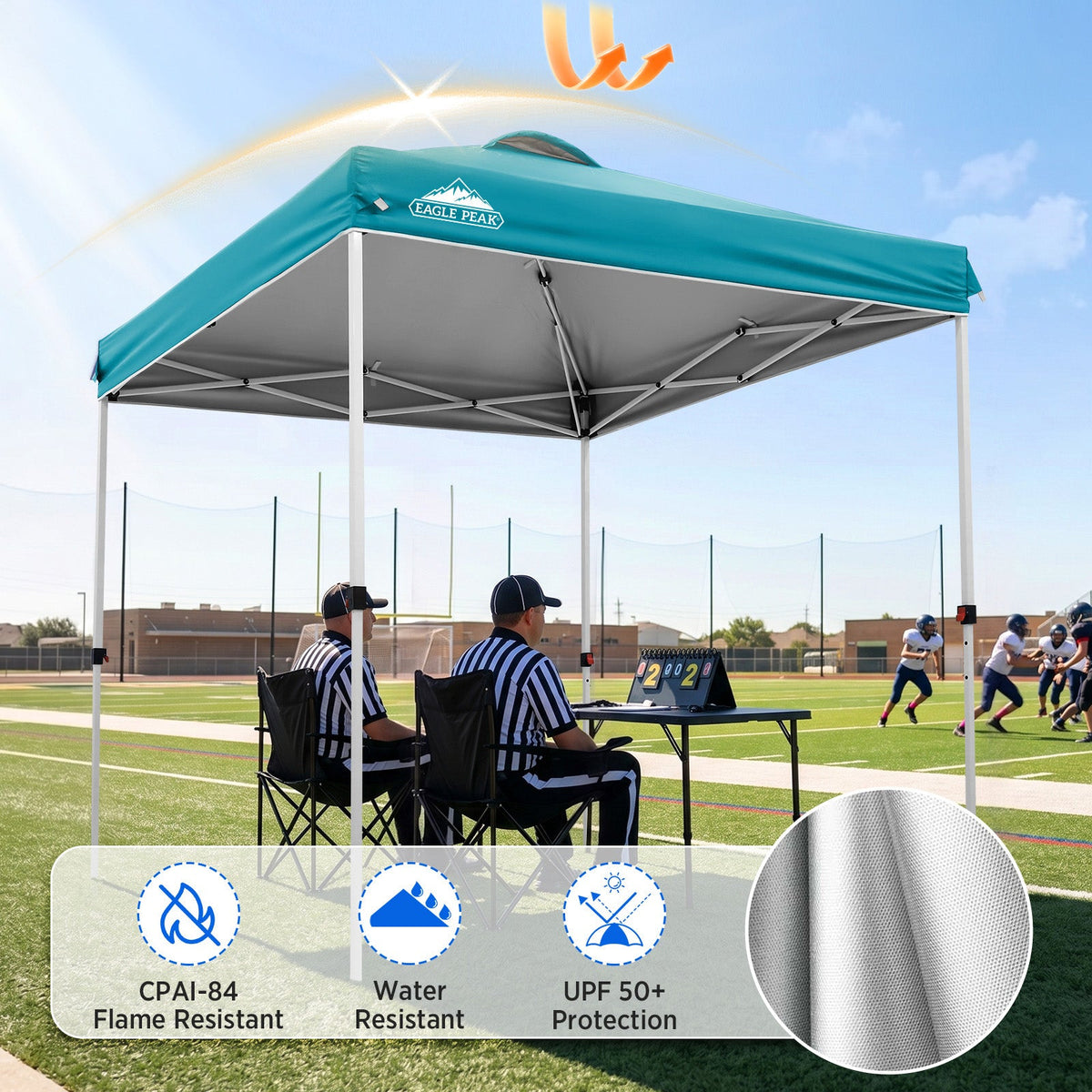 6.6x6.6 Pop Up Canopy Tent Easy Up Canopy Outdoor - Eagle Peak®