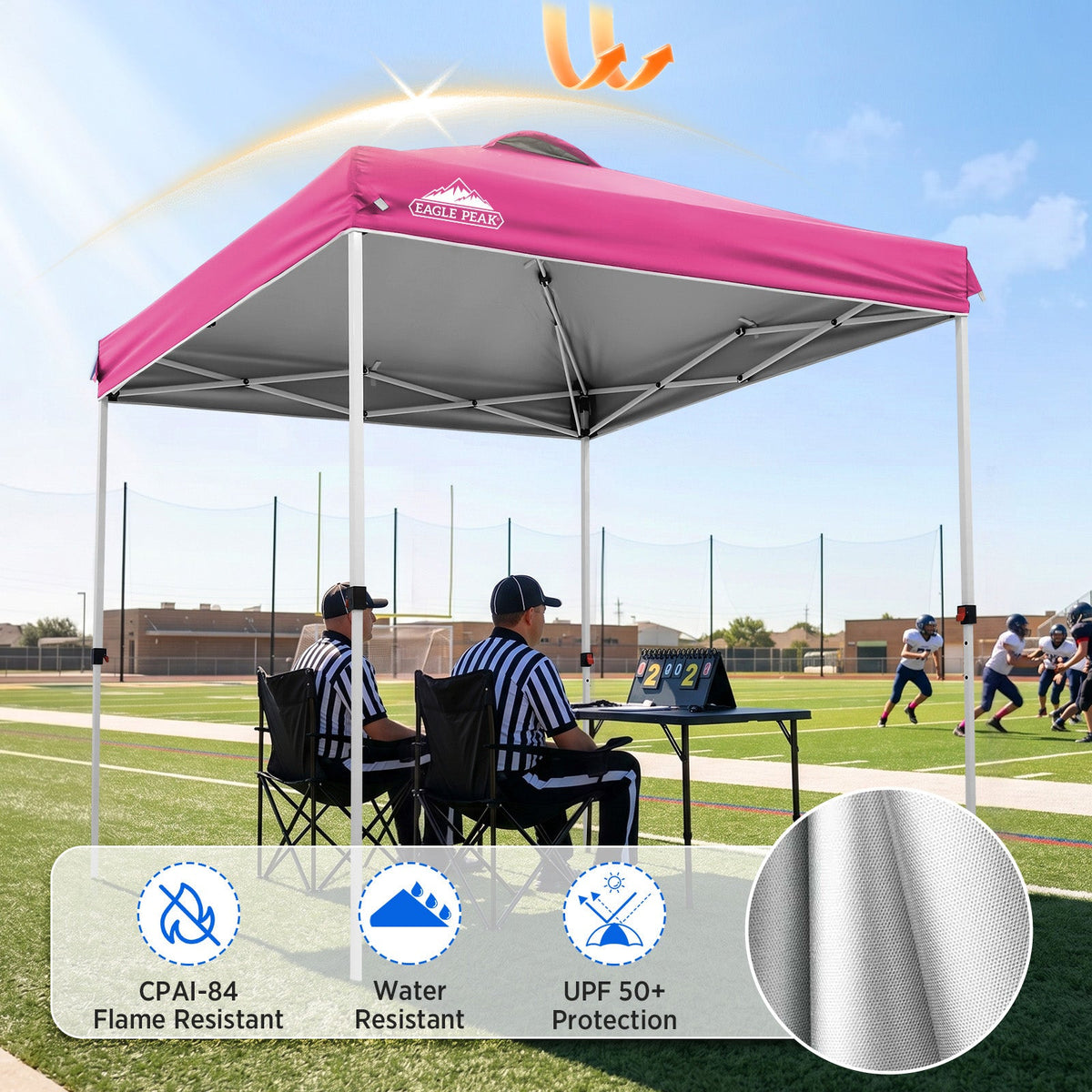 6.6x6.6 Pop Up Canopy Tent Easy Up Canopy Outdoor - Eagle Peak®