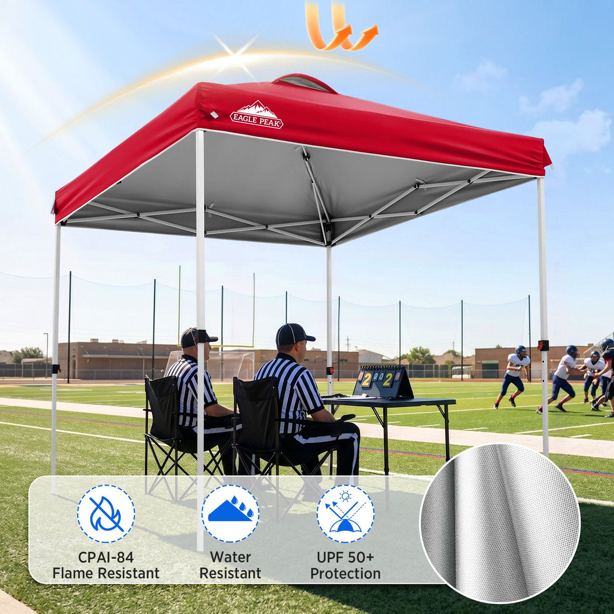 6.6x6.6 Pop Up Canopy Tent Easy Up Canopy Outdoor - Eagle Peak®