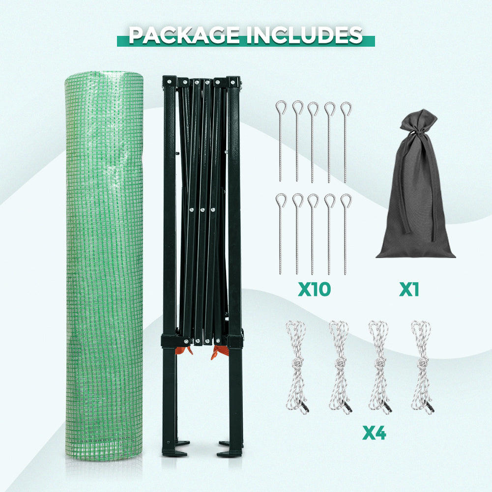 Easy Fast Setup Instant 6x4 Walk-in Indoor/Outdoor Greenhouse