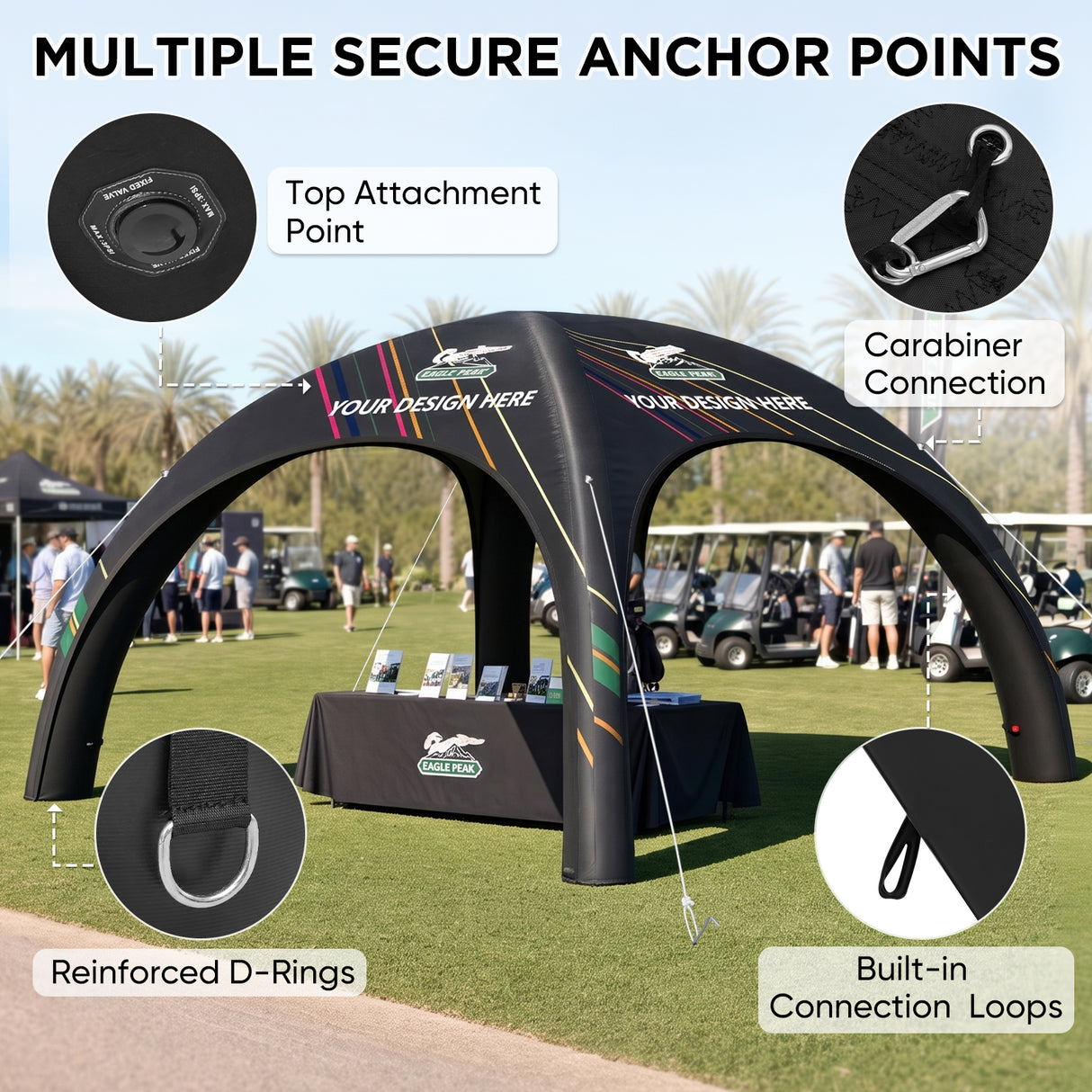 Custom Inflatable Event Tent with Logo, Spider Tent