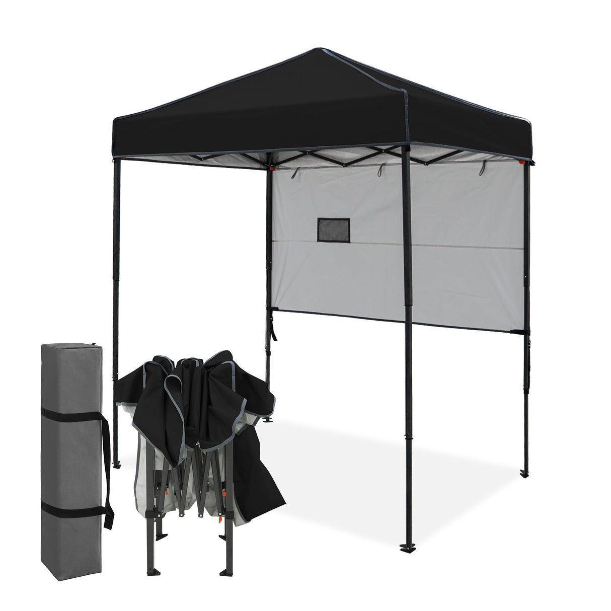 6x4 ft Instant Pop Up Canopy with Adjustable Sun Wall - Eagle Peak Custom Canopy Tent
