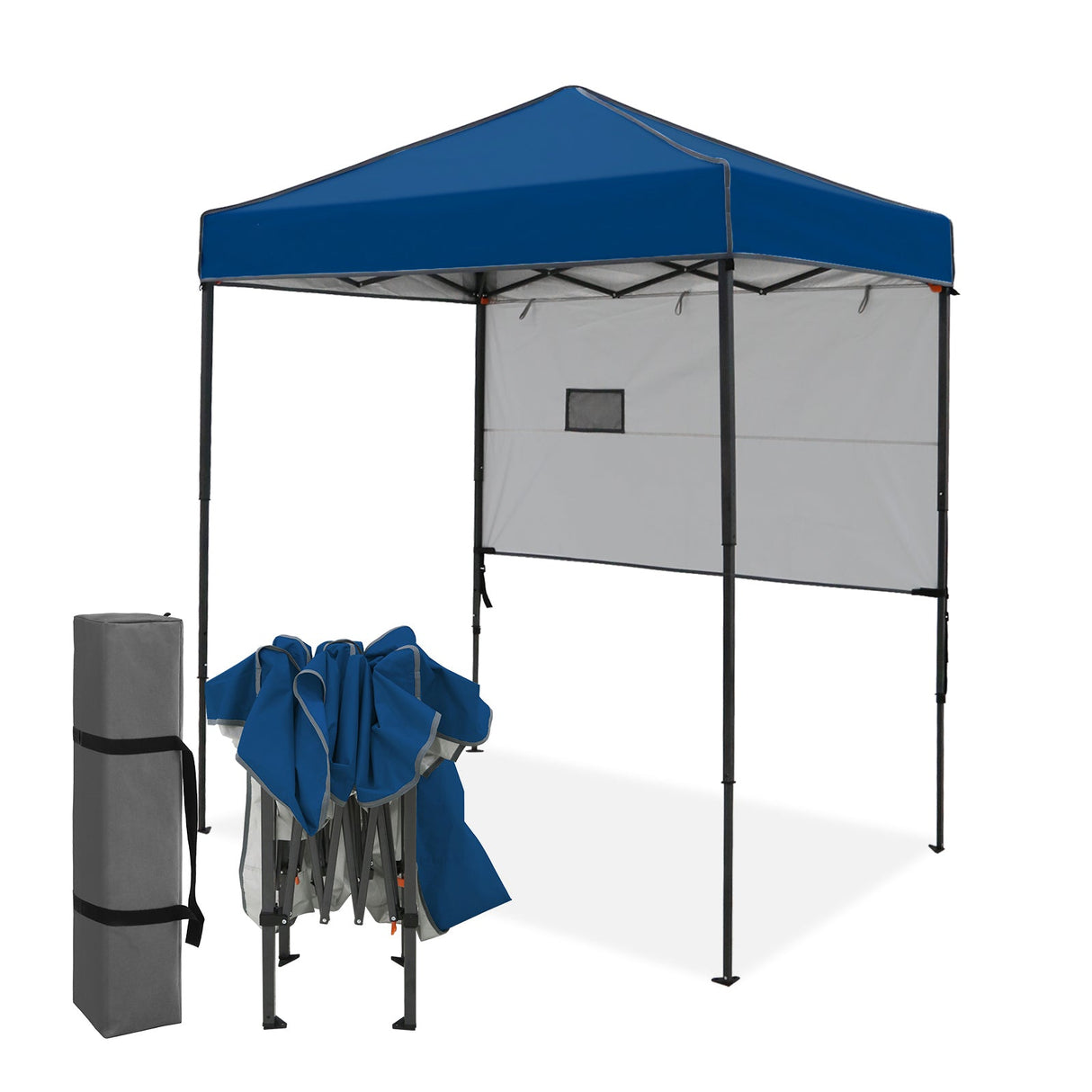 6x4 ft Instant Pop Up Canopy with Adjustable Sun Wall - Eagle Peak Custom Canopy Tent