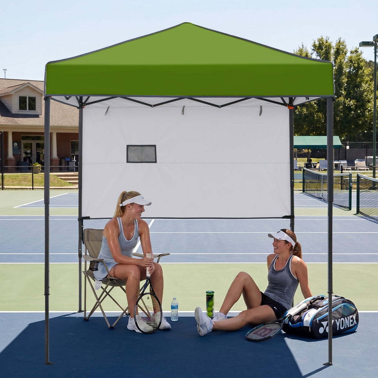 6x4 ft Instant Pop Up Canopy with Adjustable Sun Wall - Eagle Peak®