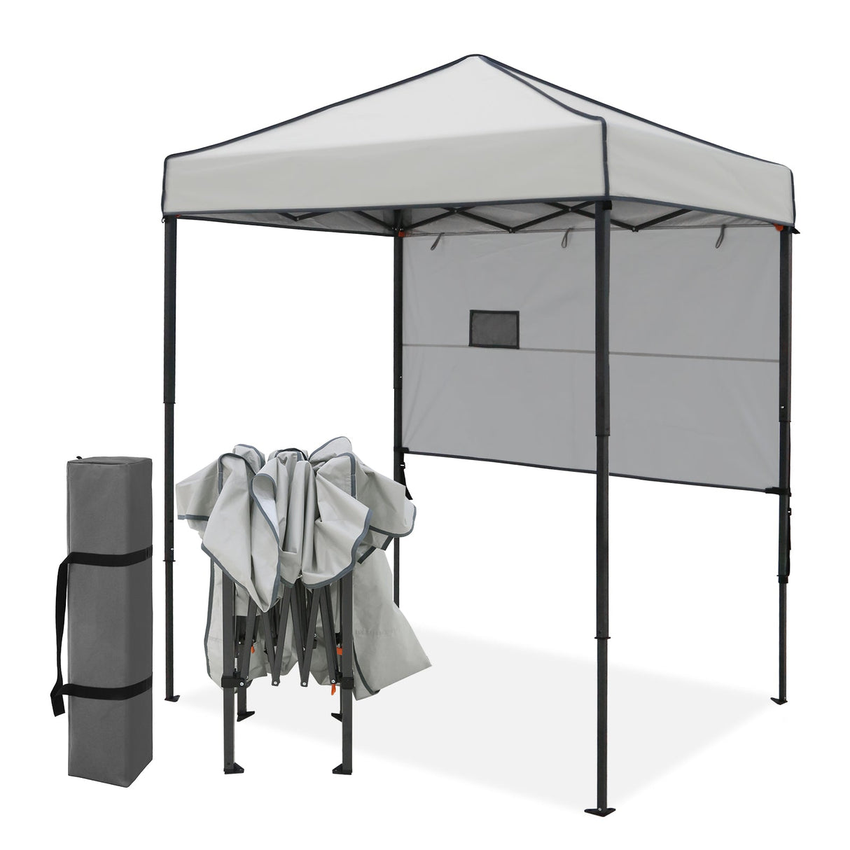 6x4 ft Instant Pop Up Canopy with Adjustable Sun Wall - Eagle Peak