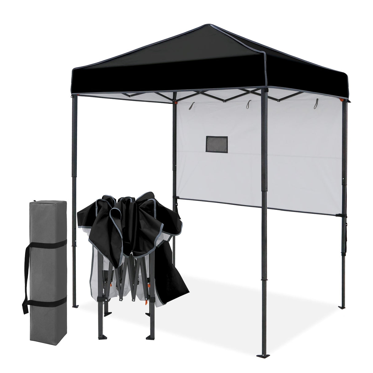 6x4 ft Instant Pop Up Canopy with Adjustable Sun Wall - Eagle Peak®
