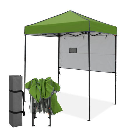 6x4 ft Instant Pop Up Canopy with Adjustable Sun Wall - Eagle Peak Custom Canopy Tent