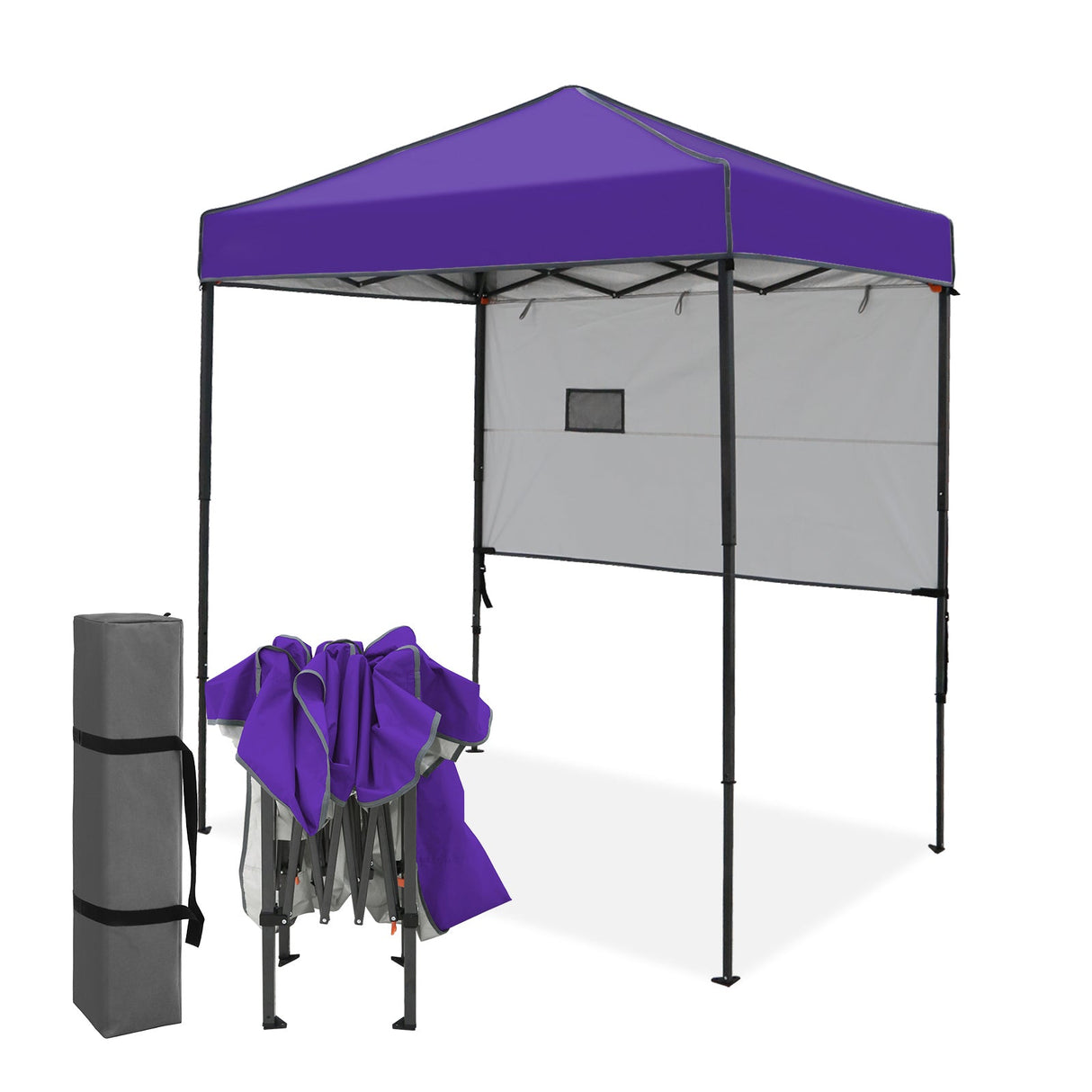 6x4 ft Instant Pop Up Canopy with Adjustable Sun Wall - Eagle Peak Custom Canopy Tent