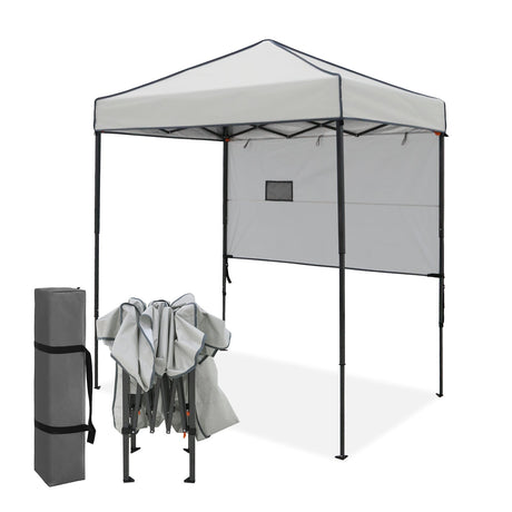 6x4 ft Instant Pop Up Canopy with Adjustable Sun Wall - Eagle Peak Custom Canopy Tent