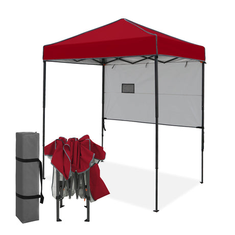 6x4 ft Instant Pop Up Canopy with Adjustable Sun Wall - Eagle Peak Custom Canopy Tent