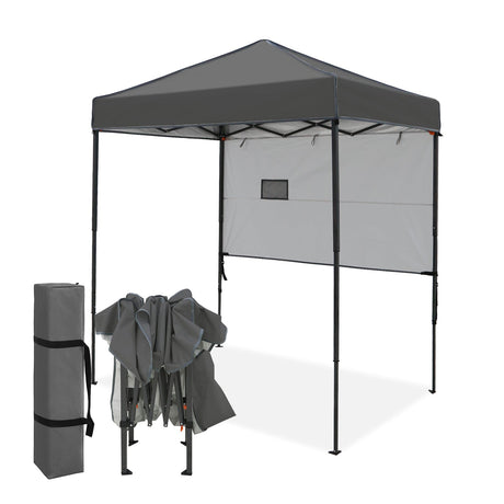 6x4 ft Instant Pop Up Canopy with Adjustable Sun Wall - Eagle Peak Custom Canopy Tent