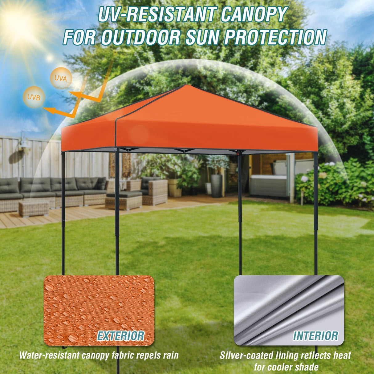 6x4 Instant Pop Up Canopy Tent - Eagle Peak Custom Canopy Tent