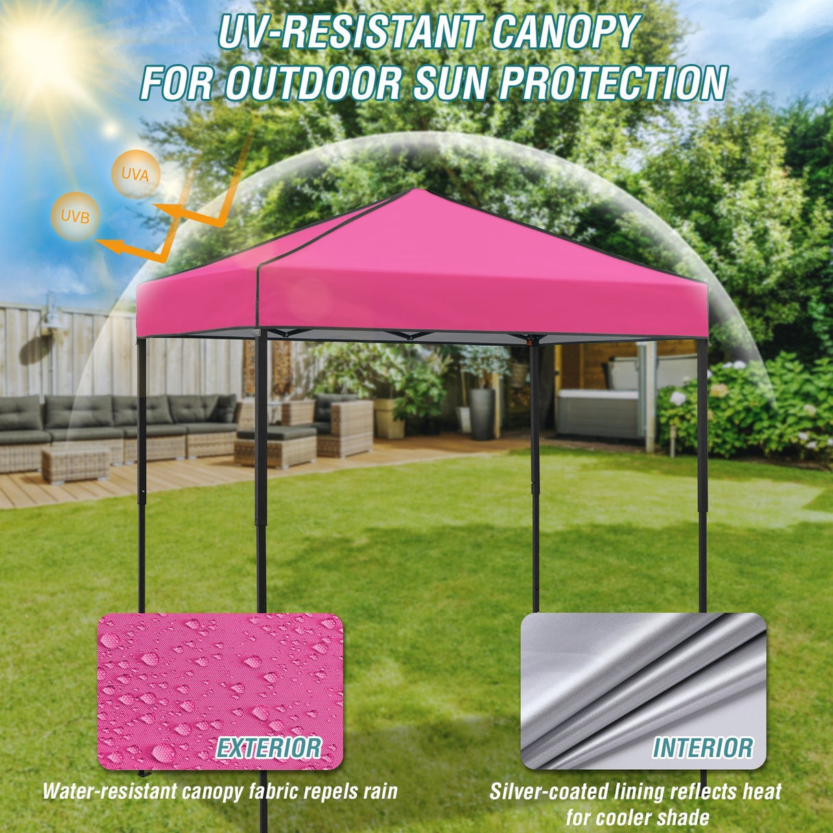 6x4 Instant Pop Up Canopy Tent - Eagle Peak