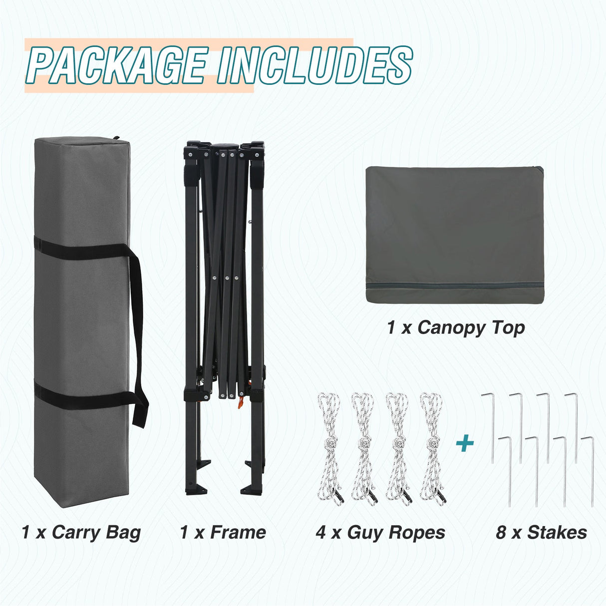 6x4 Instant Pop Up Canopy Tent - Eagle Peak Custom Canopy Tent