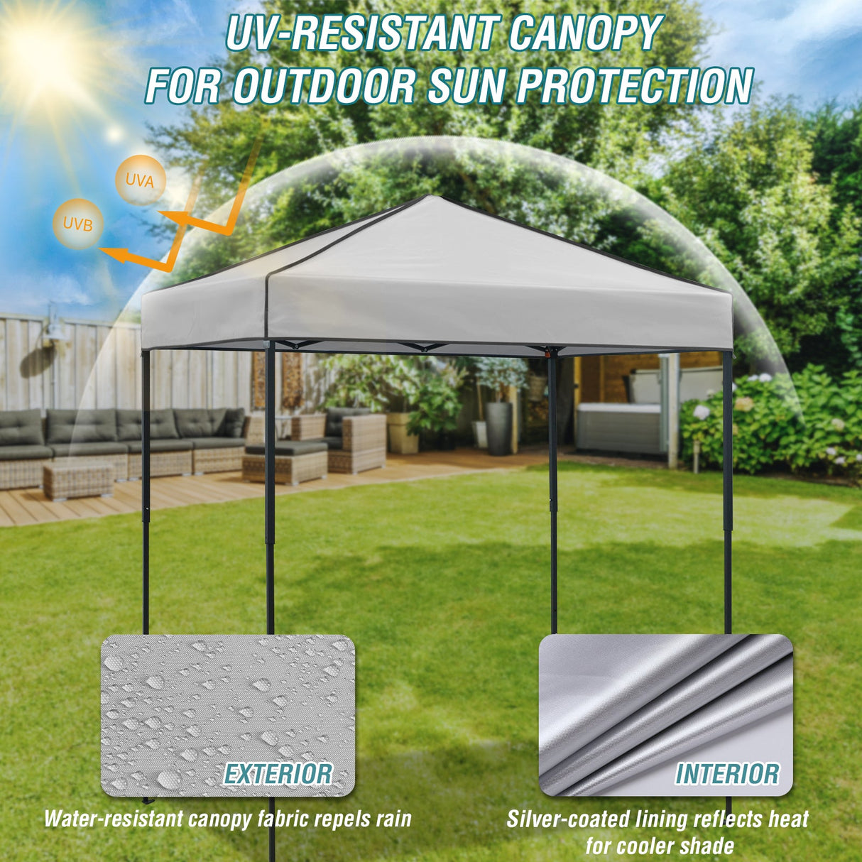 6x4 Instant Pop Up Canopy Tent - Eagle Peak Custom Canopy Tent