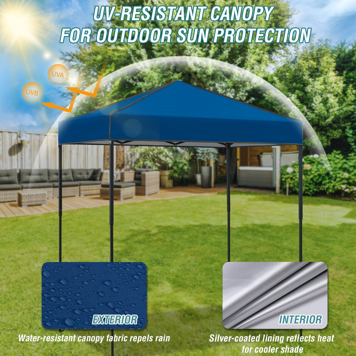 6x4 Instant Pop Up Canopy Tent - Eagle Peak Custom Canopy Tent