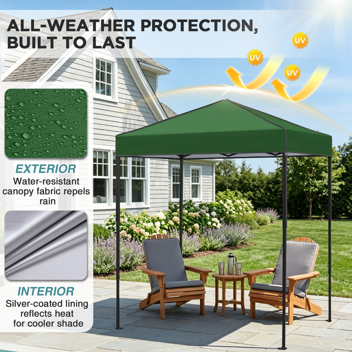 6x4 Instant Pop Up Canopy Tent - Eagle Peak®
