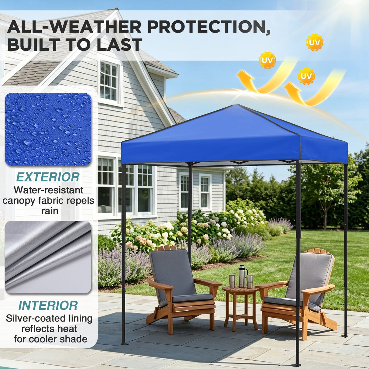 6x4 Instant Pop Up Canopy Tent - Eagle Peak®
