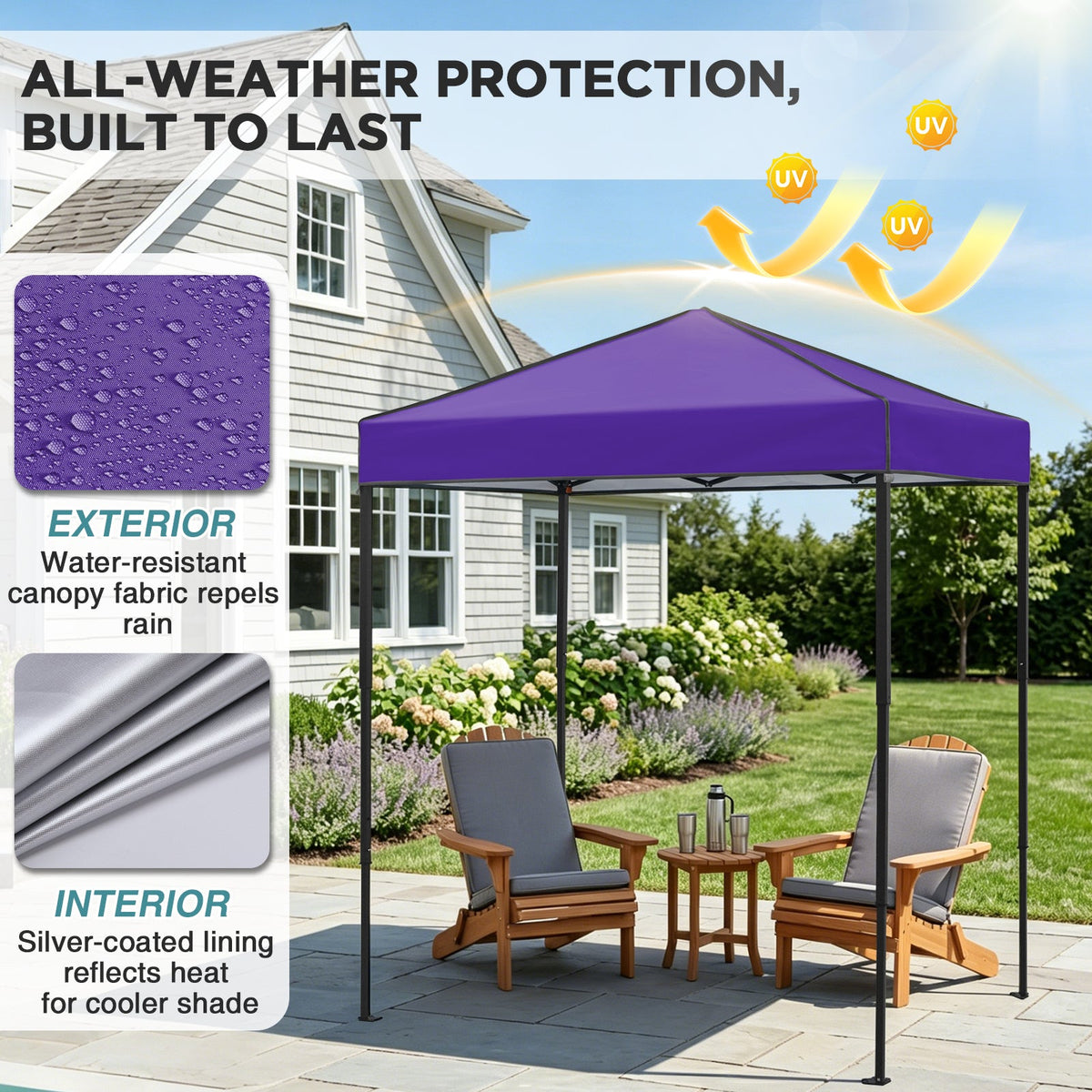 6x4 Instant Pop Up Canopy Tent - Eagle Peak®