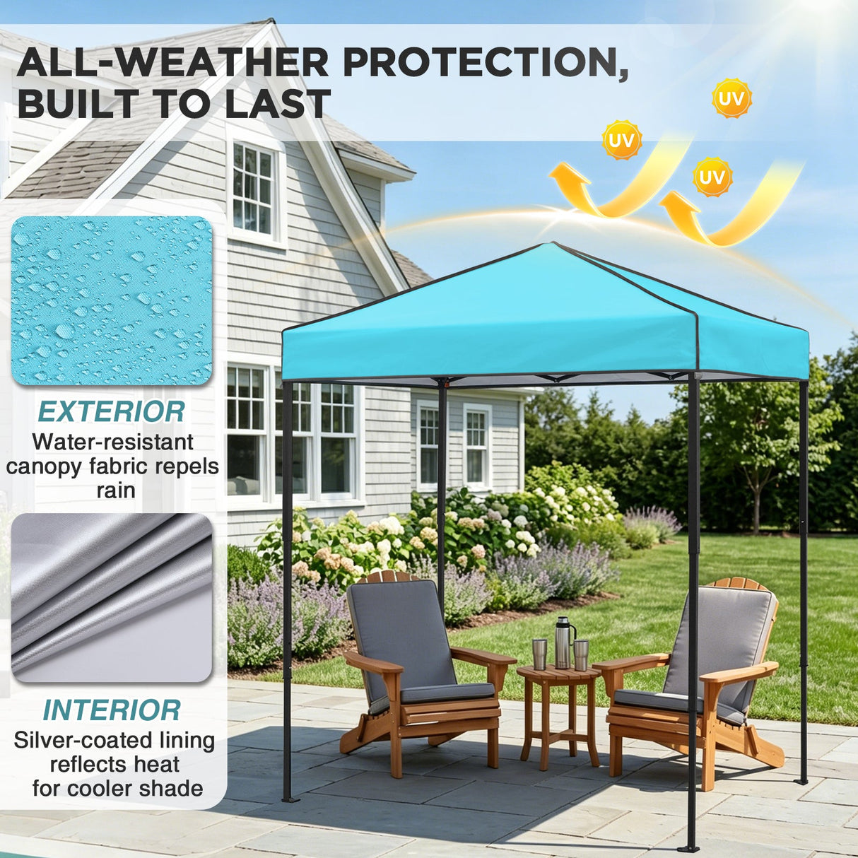 6x4 Instant Pop Up Canopy Tent - Eagle Peak®