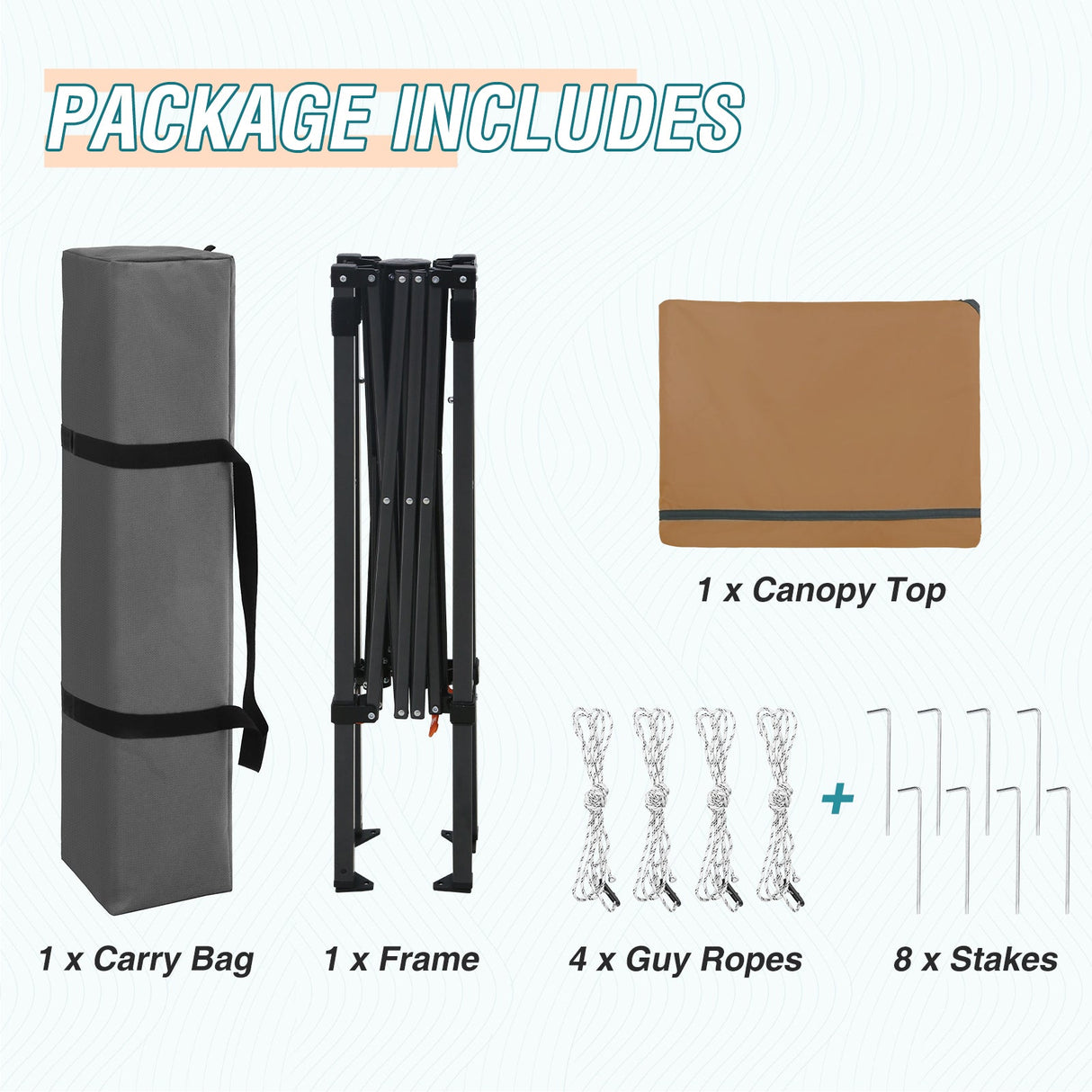 6x4 Instant Pop Up Canopy Tent - Eagle Peak Custom Canopy Tent