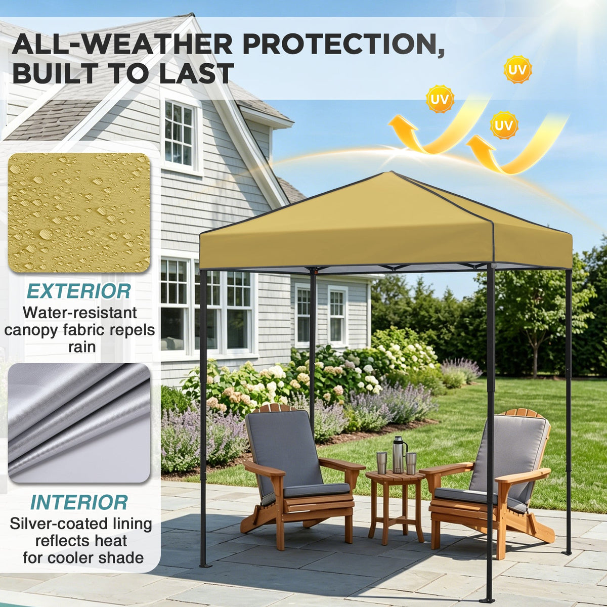 6x4 Instant Pop Up Canopy Tent - Eagle Peak®