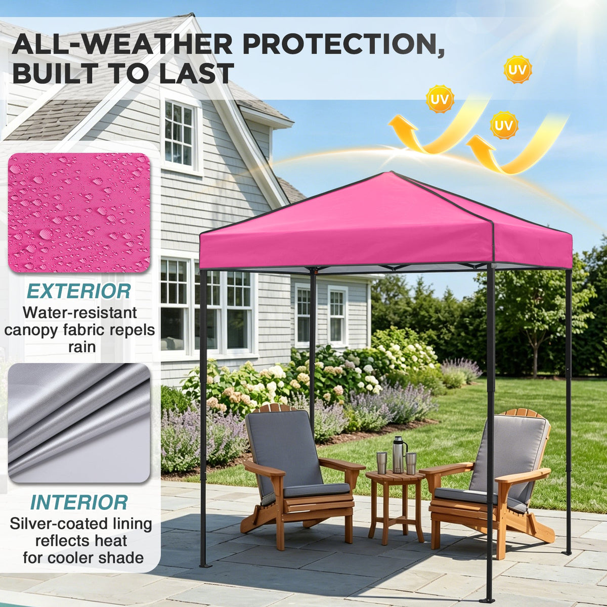 6x4 Instant Pop Up Canopy Tent - Eagle Peak®