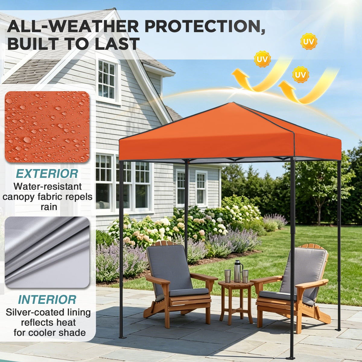 6x4 Instant Pop Up Canopy Tent - Eagle Peak®
