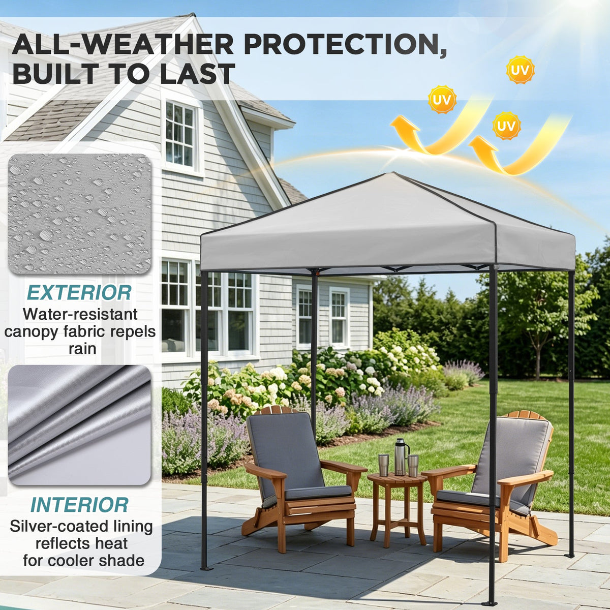 6x4 Instant Pop Up Canopy Tent - Eagle Peak®