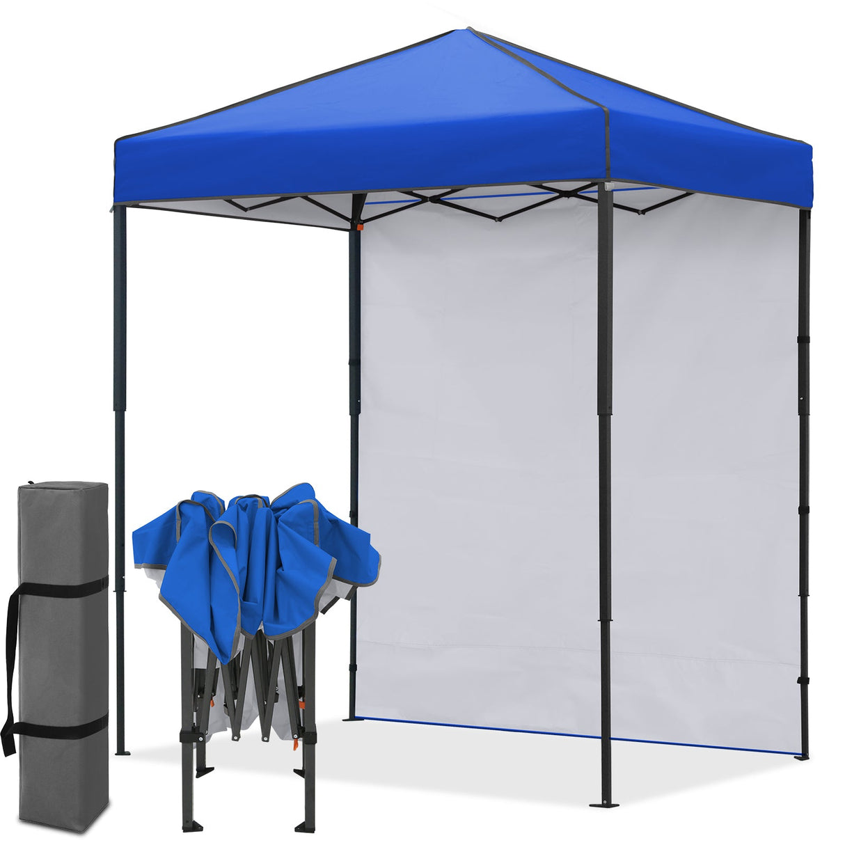 6x4 Instant Pop Up Canopy Tent with 1 Side Wall Panel - Eagle Peak®