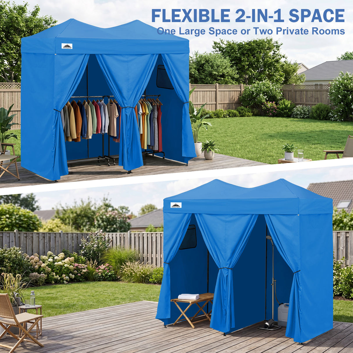 Outdoor Pop Up Changing Room 8x4 ft