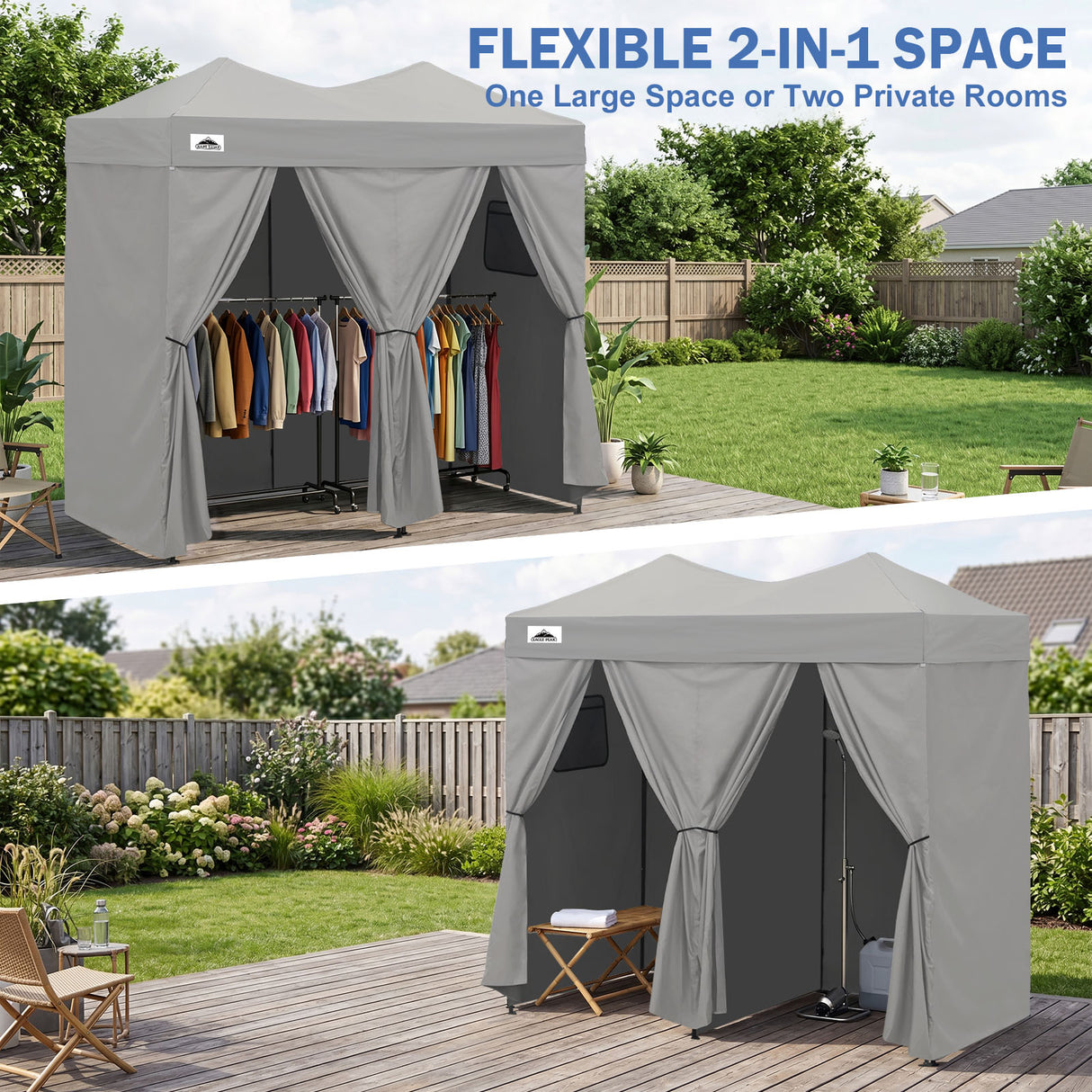 Outdoor Pop Up Changing Room 8x4 ft