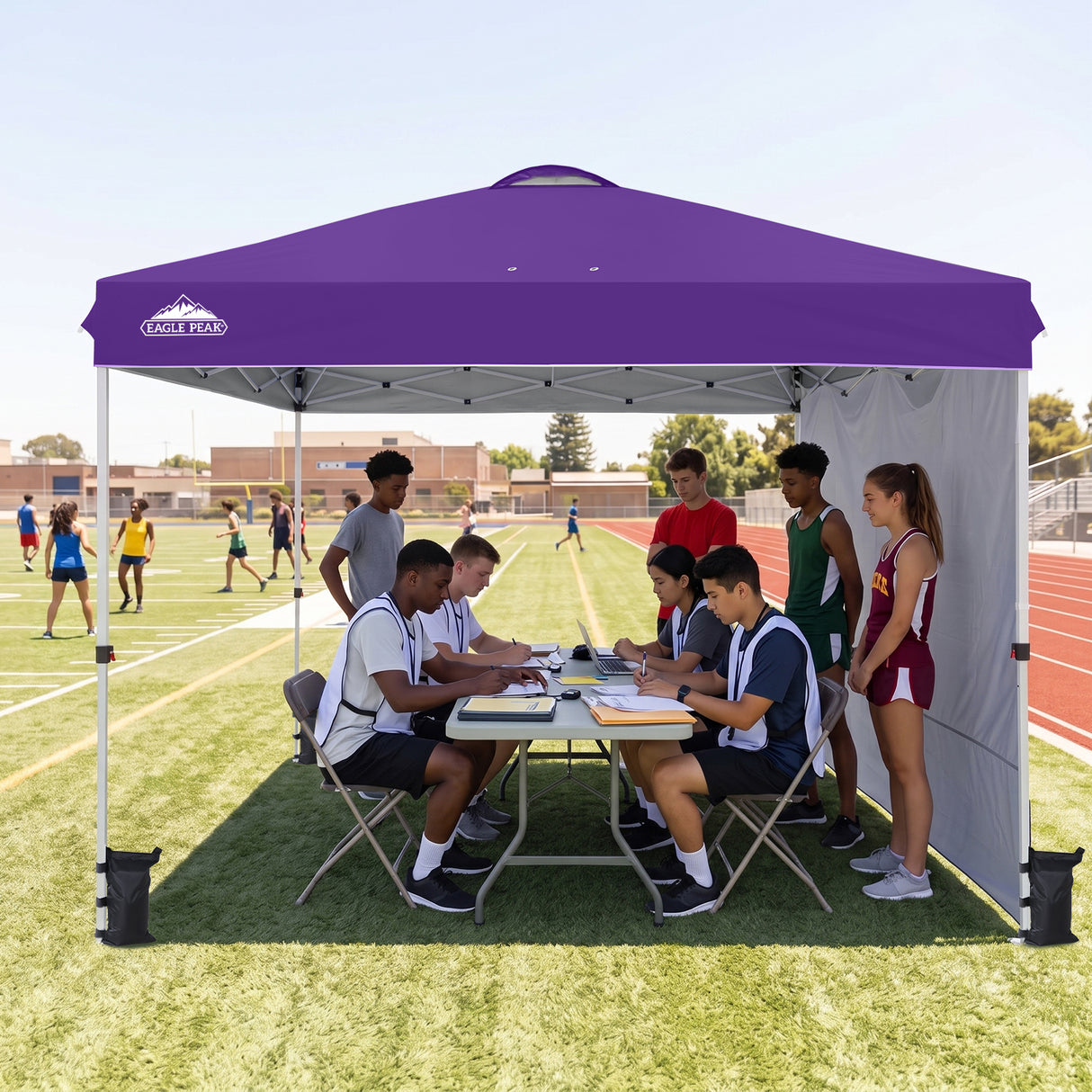 12x12 Pop Up Canopy Tent with 1 Sidewall