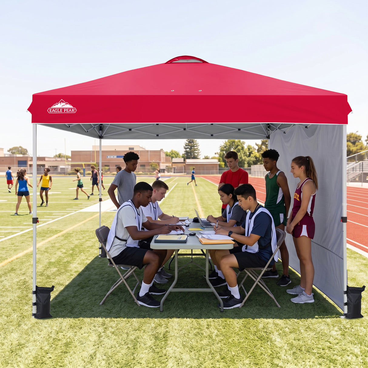 12x12 Pop Up Canopy Tent with 1 Sidewall