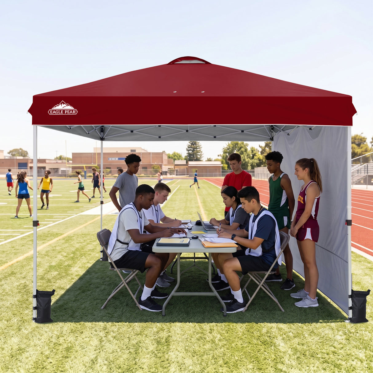 12x12 Pop Up Canopy Tent with 1 Sidewall