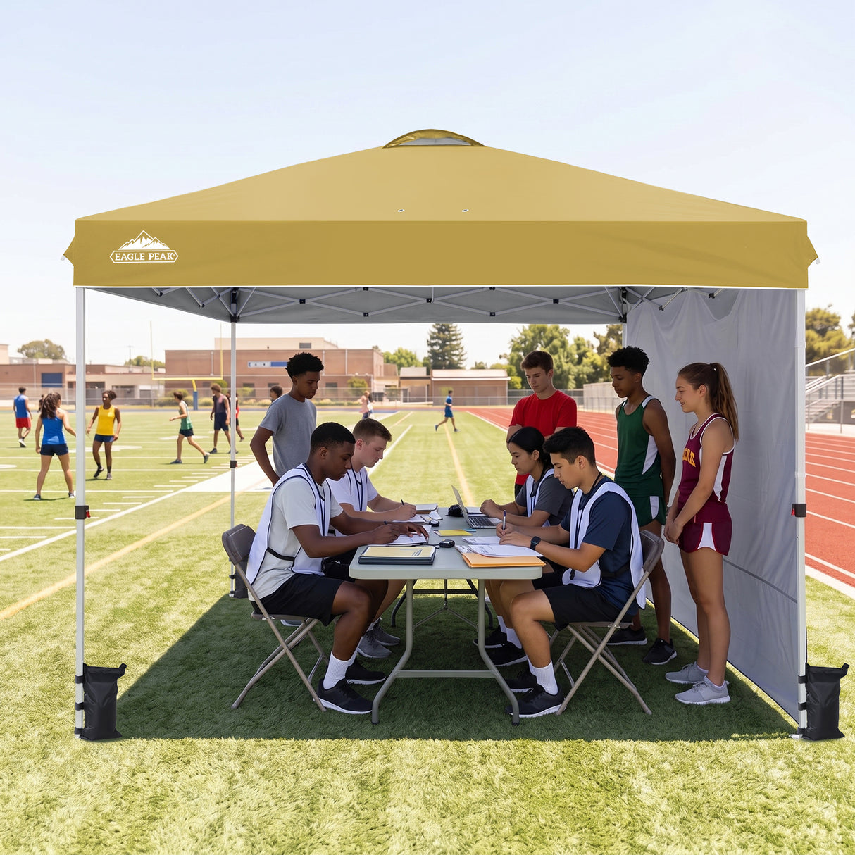 12x12 Pop Up Canopy Tent with 1 Sidewall