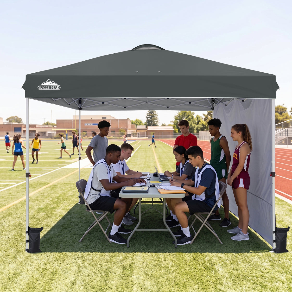 12x12 Pop Up Canopy Tent with 1 Sidewall