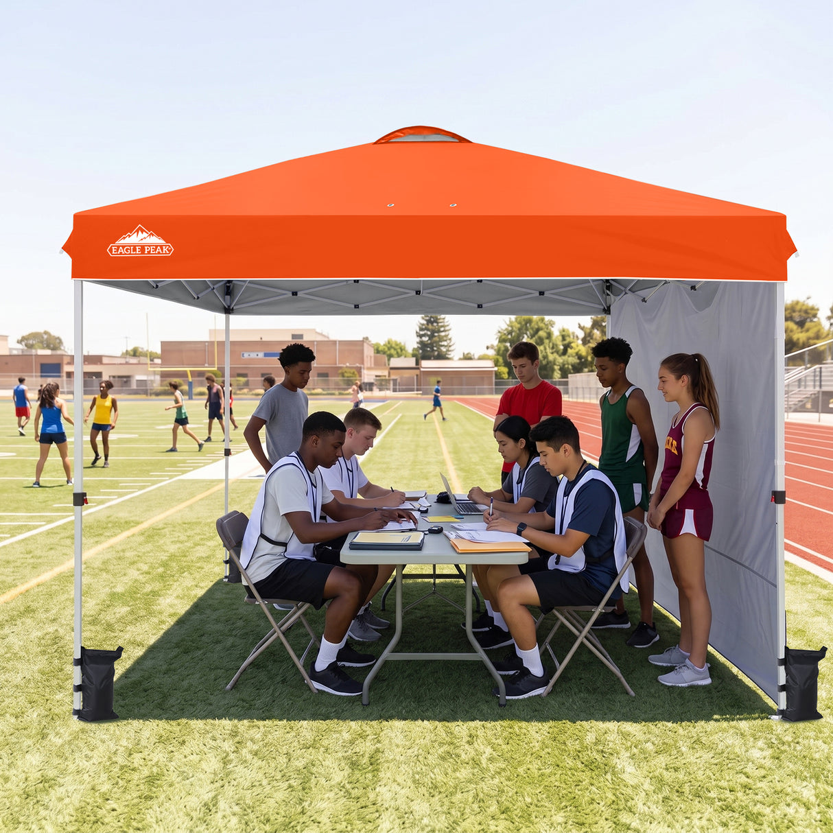 12x12 Pop Up Canopy Tent with 1 Sidewall