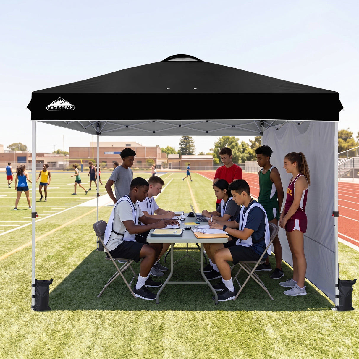 12x12 Pop Up Canopy Tent with 1 Sidewall
