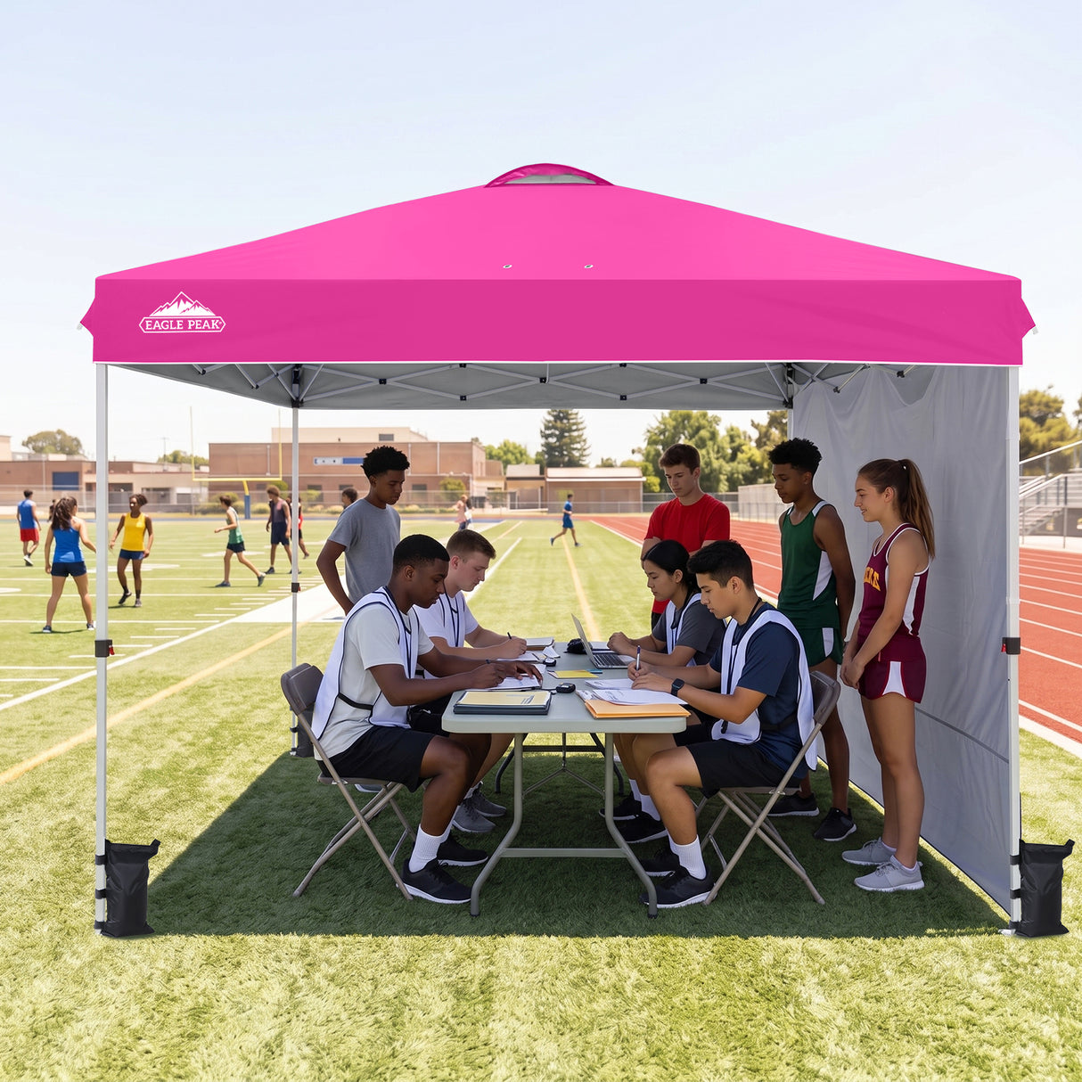 12x12 Pop Up Canopy Tent with 1 Sidewall