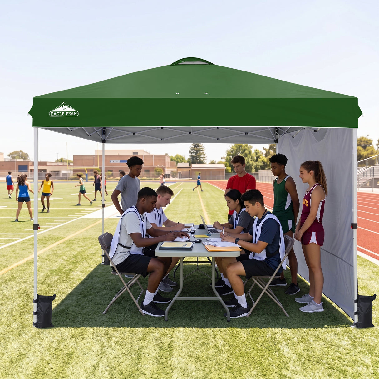 12x12 Pop Up Canopy Tent with 1 Sidewall