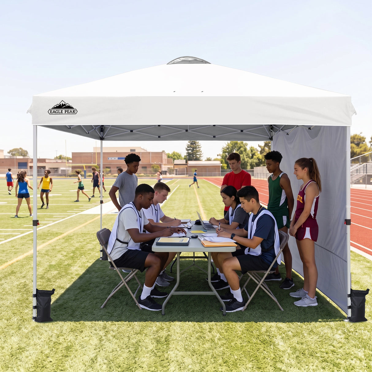 12x12 Pop Up Canopy Tent with 1 Sidewall