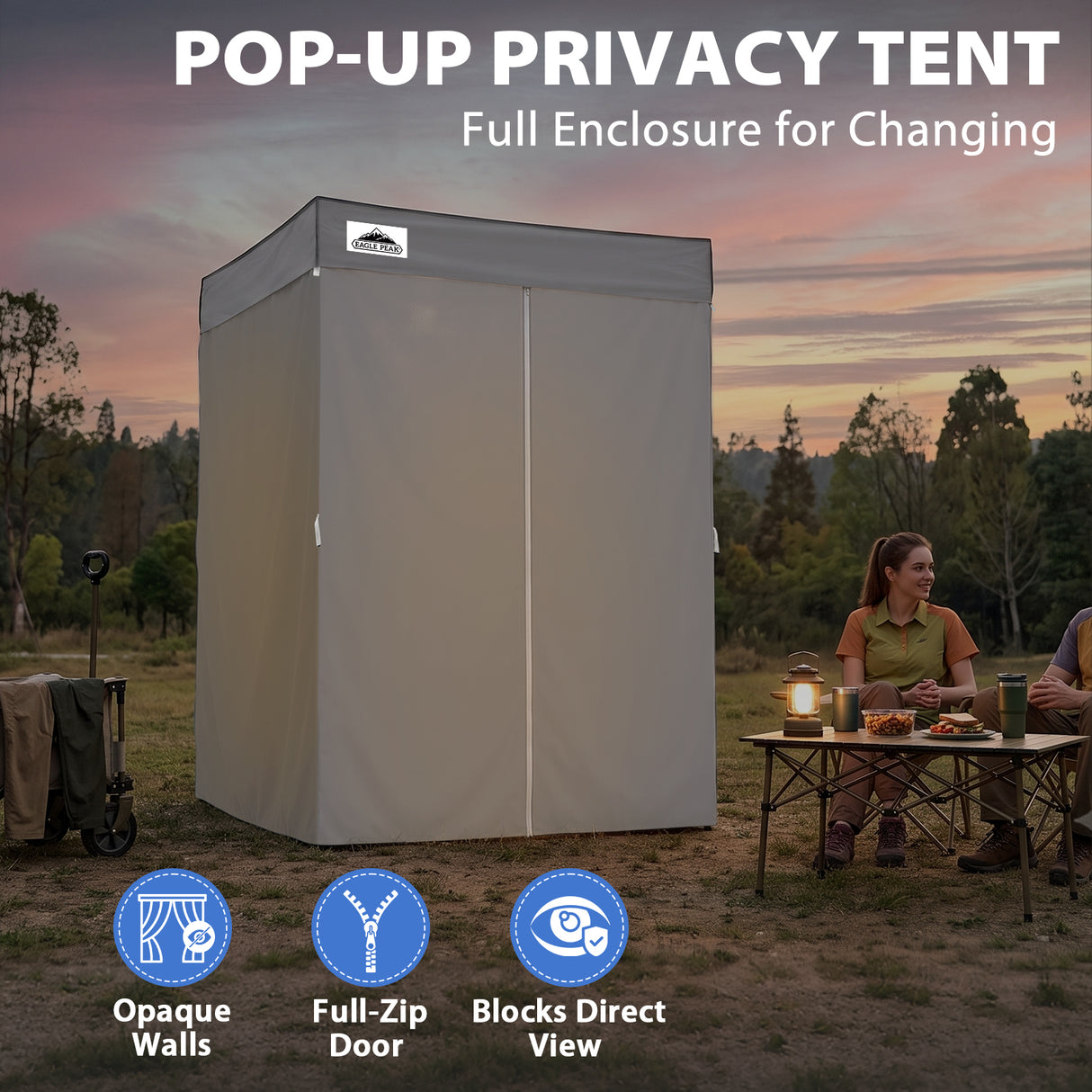 Flex Compact 5x5 Pop-up Canopy Changing Room