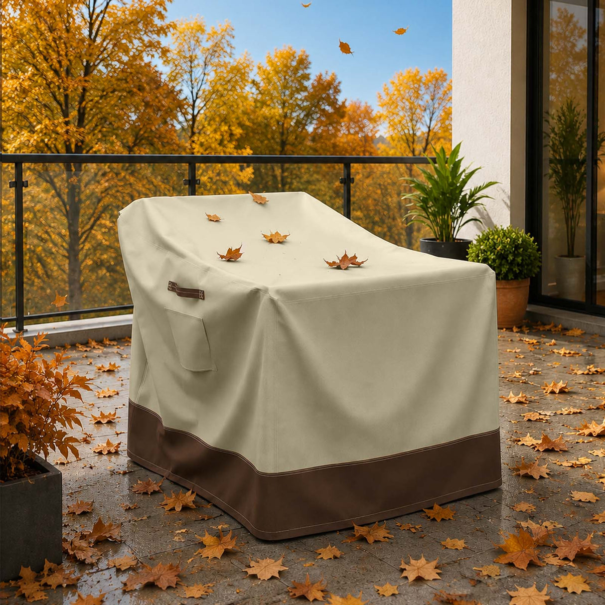 Patio Furniture Cover, Single Chair 31.5''W×32''D×28.5''H